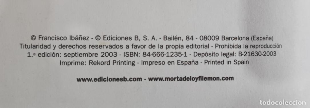 Tebeos: TOP COMIC N&ordm; 8, MORTADELO, EDICIONES B 2003 - Foto 4