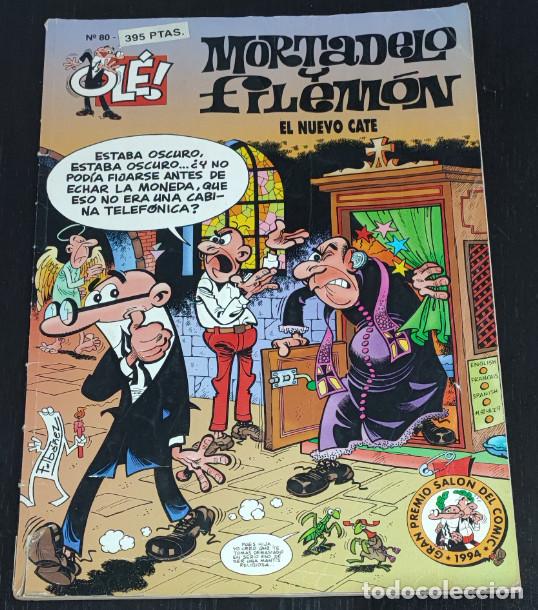 Tebeos: OLE N&ordm; 80, MORTADELO Y FILEMON, EL NUEVO CATE, EDICIONES B 1994