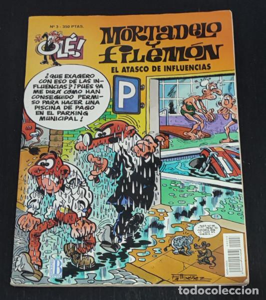 Tebeos: OLE N&ordm; 3, MORTADELO Y FILEMON, EL ATASCO DE INFLUENCIAS