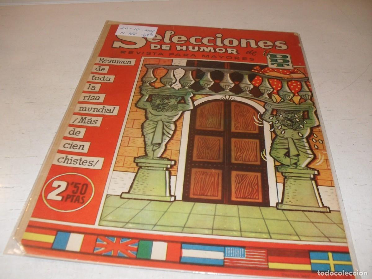 Tebeos: SELECCIONES DE HUMOR DE EL DDT N&ordm; 108,DE 126,CON RECORDANDO LAS VACACIONES.BRUGUERA,1956