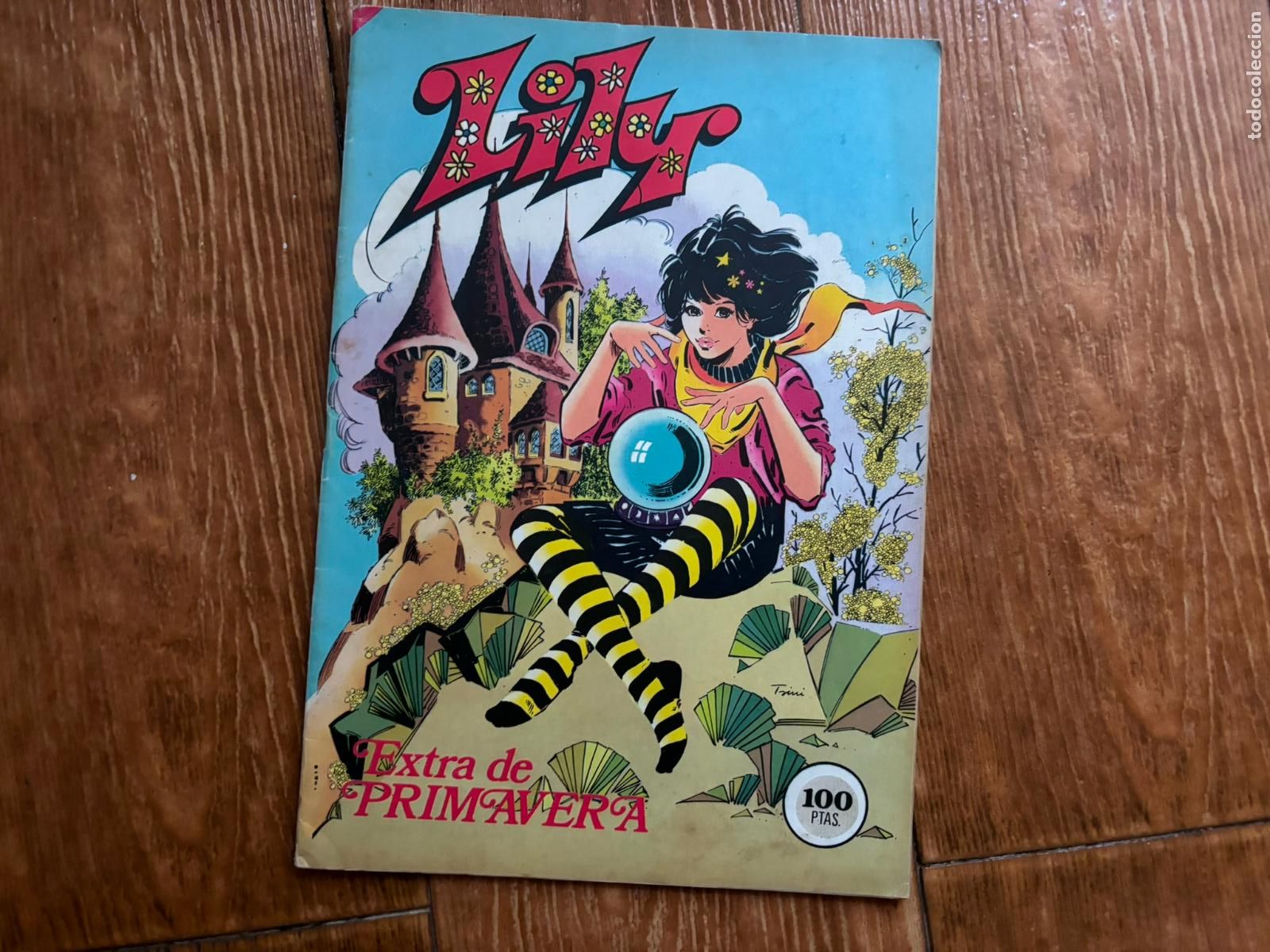 Tebeos: LILY EXTRA DE PRIMAVERA EDITORIAL BRUGUERA 1982 P&Oacute;STER REGALIZ
