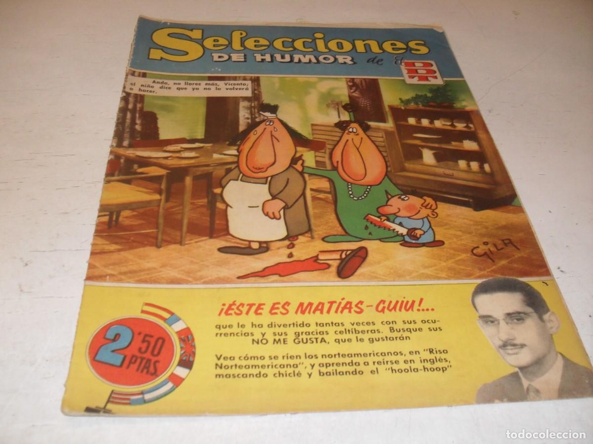 Tebeos: SELECCIONES DE HUMOR DE EL DDT N&ordm; 124,ULTIMOS N&ordm;,DE 126,EN PORTADA MATIAS GUIU.BRUGUERA,1956