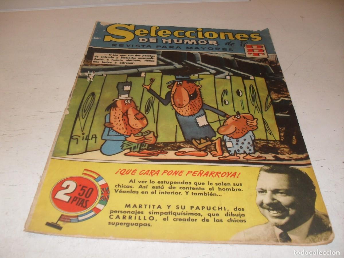 Tebeos: SELECCIONES DE HUMOR DE EL DDT N&ordm; 117,ULTIMOS N&ordm;,DE 126,EN PORTADA PE&Ntilde;ARROYA.BRUGUERA,1956
