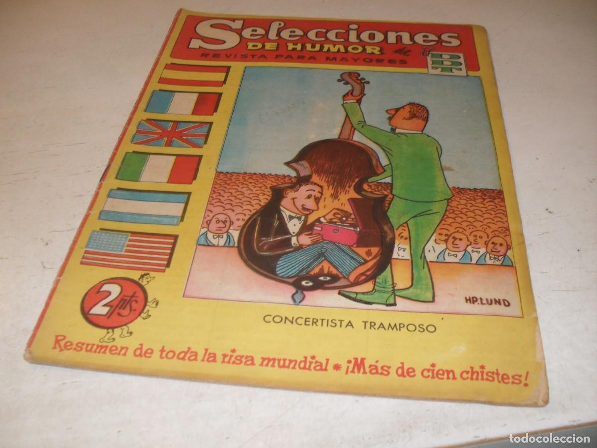 Tebeos: SELECCIONES DE HUMOR DE EL DDT N&ordm; 55,DE 126,CON MIRE QUE GRACIOSO ES..RAF.BRUGUERA,1956
