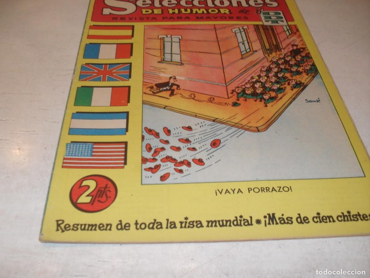 Tebeos: SELECCIONES DE HUMOR DE EL DDT N&ordm; 47,DE 126,EN PAGINA CENTRAL HUMOR PASADO POR H2O.BRUGUERA,1956