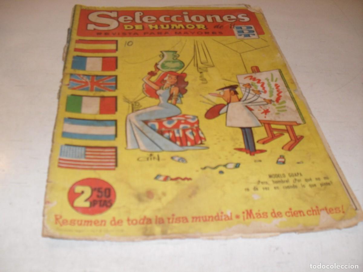 Tebeos: SELECCIONES DE HUMOR DE EL DDT N&ordm; 86,DE 126,EN PAGINA CENTRAL TRABAJE,HOMBRE.BRUGUERA,1956