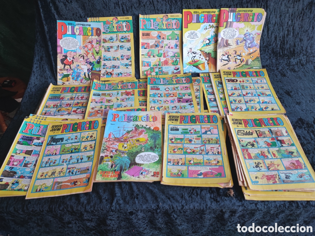 BDs: LOTE 50 C&Oacute;MICS DE PULGARCITO