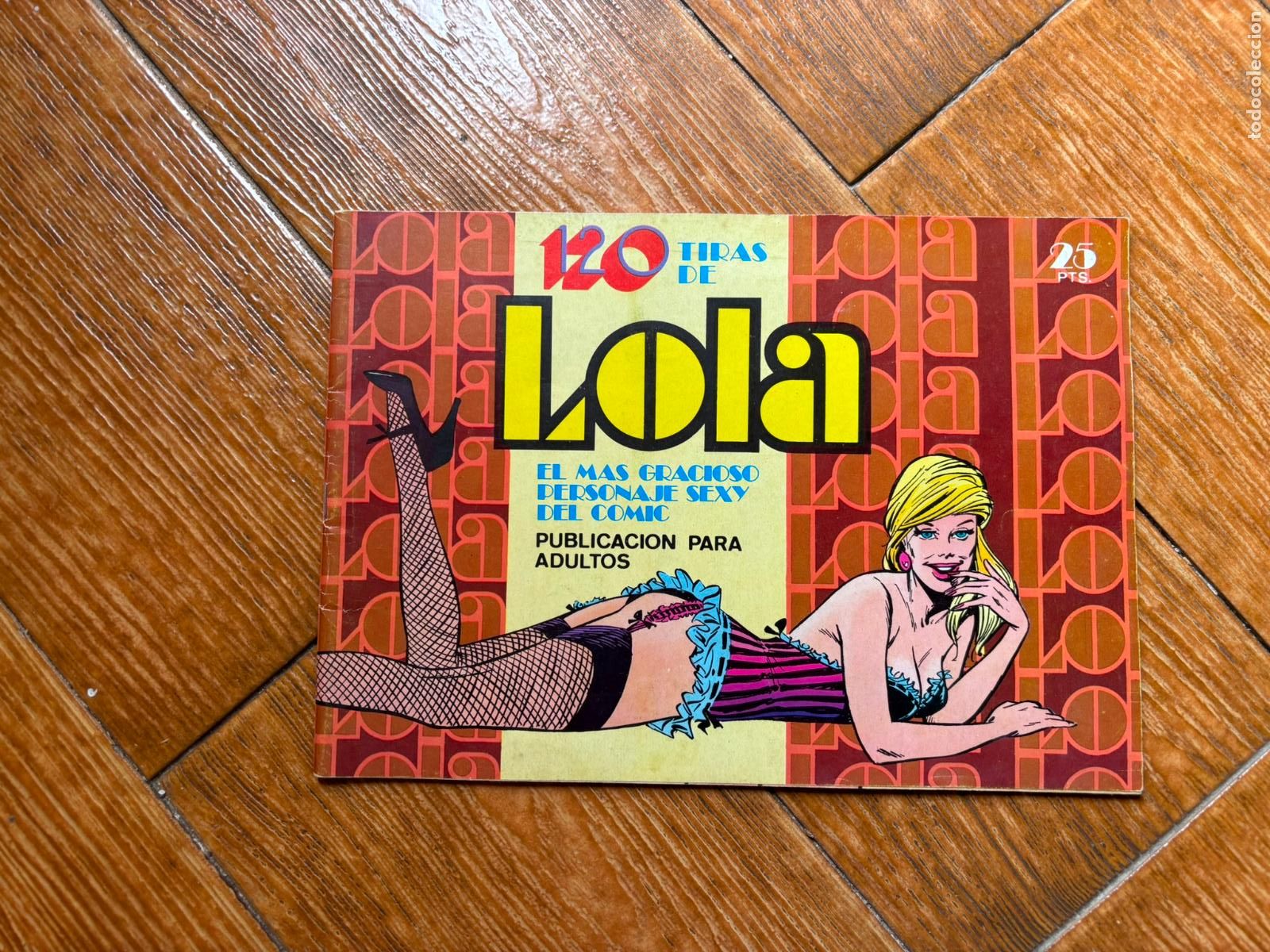 Tebeos: 120 TIRAS DE LOLA N&ordm; 8 EL MAS GRACIOSO PERSONAJE SEXY DEL COMIC EDITORIAL BRUGUERA. 1975