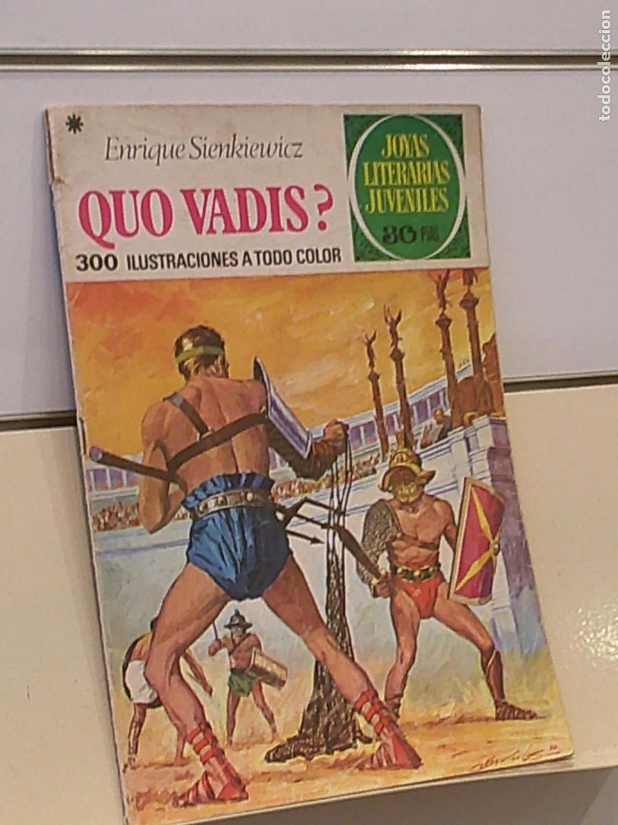 Tebeos: JOYAS LITERARIAS JUVENILES N&ordm; 14 QUO VADIS? - BRUGUERA