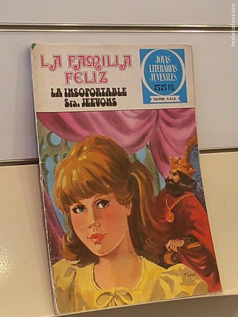 Tebeos: JOYAS LITERARIAS JUVENILES SERIE AZUL N&ordm; 60 LA FAMILIA FELIZ LA INSOPORTABLE SRA. JEEVONS - BRUGUERA