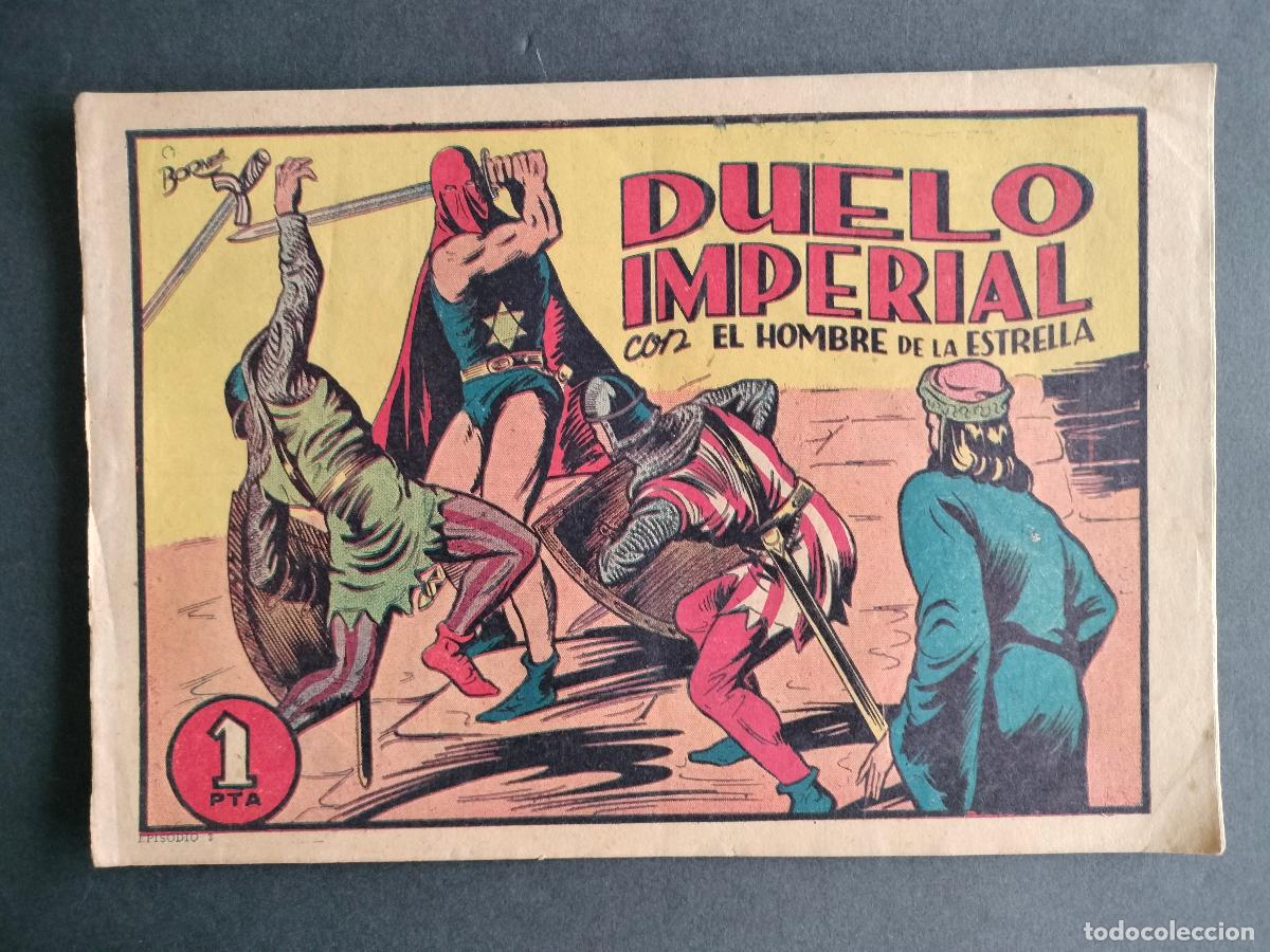 BDs: EL HOMBRE DE LA ESTRELLA N&ordm; 3 ORIGINAL DE EPOCA 1947 BRUGUERA MUY DIFICIL!!!