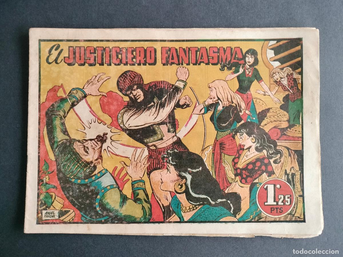 BDs: EL JUSTICIERO FANTASMA N&ordm; 1 ORIGINAL DE EPOCA 1950 BRUGUERA MUY DIFICIL!!!