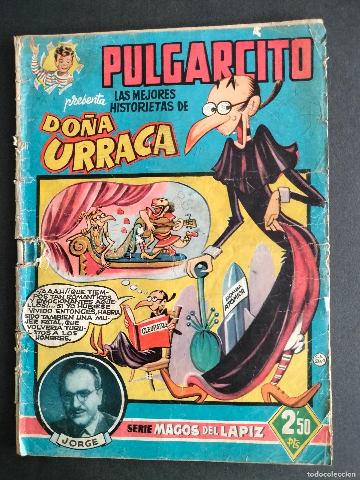 Tebeos: MAGOS DEL LAPIZ PULGARCITO PRESENTA DO&Ntilde;A URRACA ORIGINAL BRUGUERA 1949 MUY DIFICIL!!