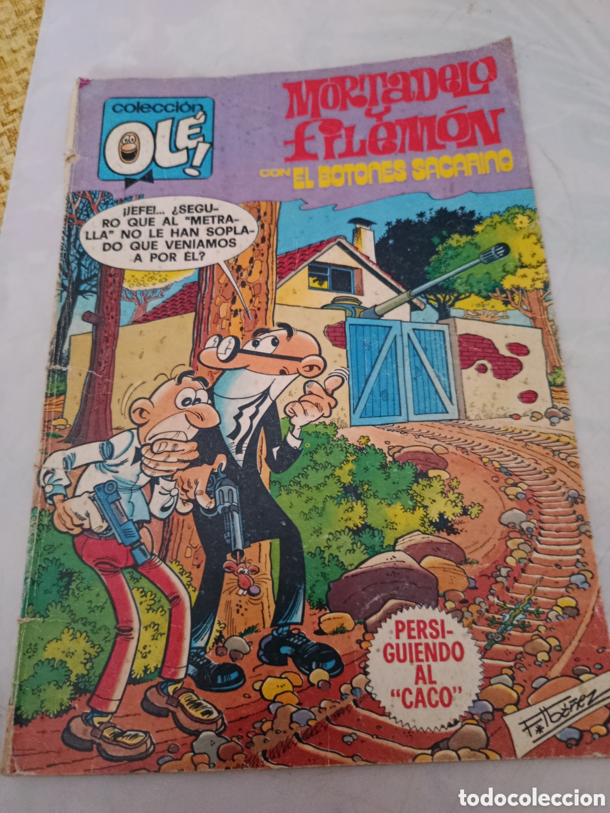 Tebeos: Mortadelo y el botones Sacarino