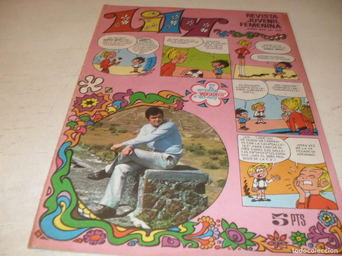 Tebeos: LILY N&ordm; 522,DE 1208,CON BILLETES DE 50,25 Y 25 MORTADELOS.BRUGUERA,1970