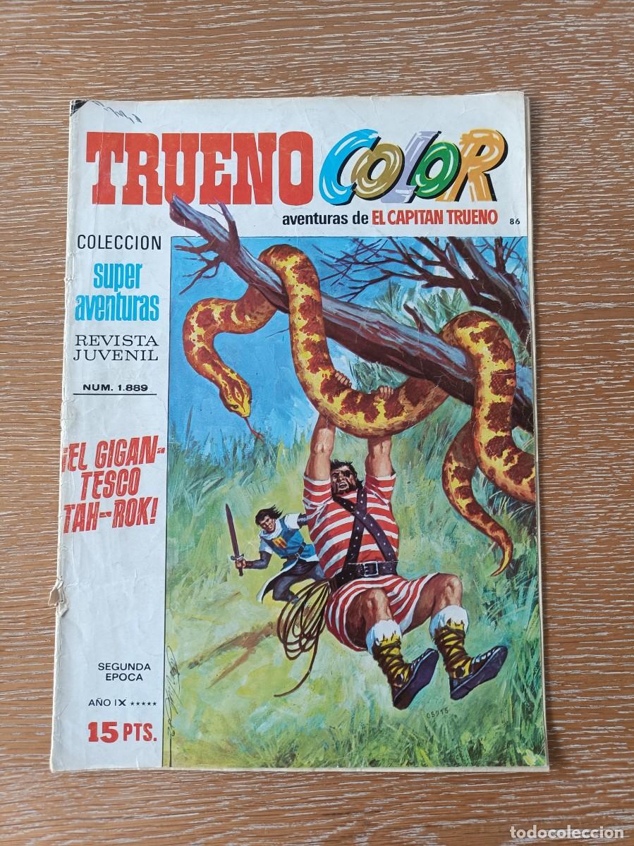 Tebeos: C&Oacute;MIC EDITORIAL BRUGUERA - CAPIT&Aacute;N TRUENO - N&ordm; 86 - EL GIGANTESCO TAH-ROK