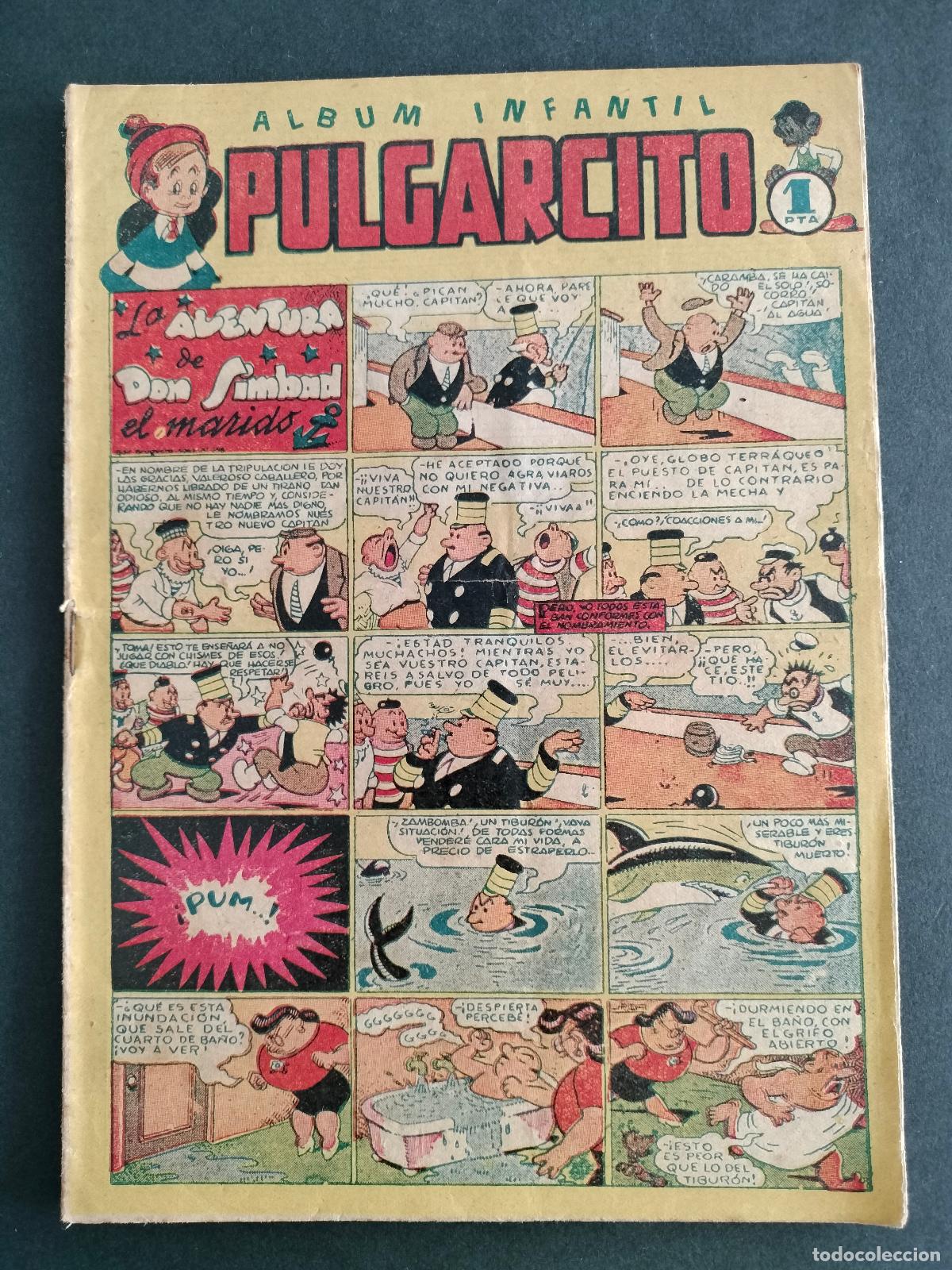 BDs: PULGARCITO N&ordm; 26 EDITORIAL BRUGUERA 1947 BUEN ESTADO!!!