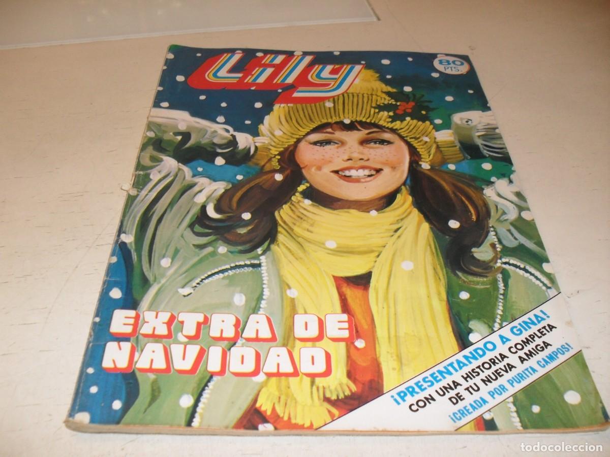 Tebeos: LILY EXTRA DE NAVIDAD PARA 1980,CON LA 1&ordf; AVENTURA DE GINA .BRUGUERA,1970
