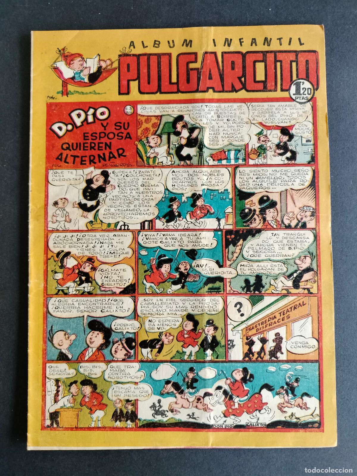 Livros de Banda Desenhada: PULGARCITO N&ordm; 61 EDITORIAL BRUGUERA 1948