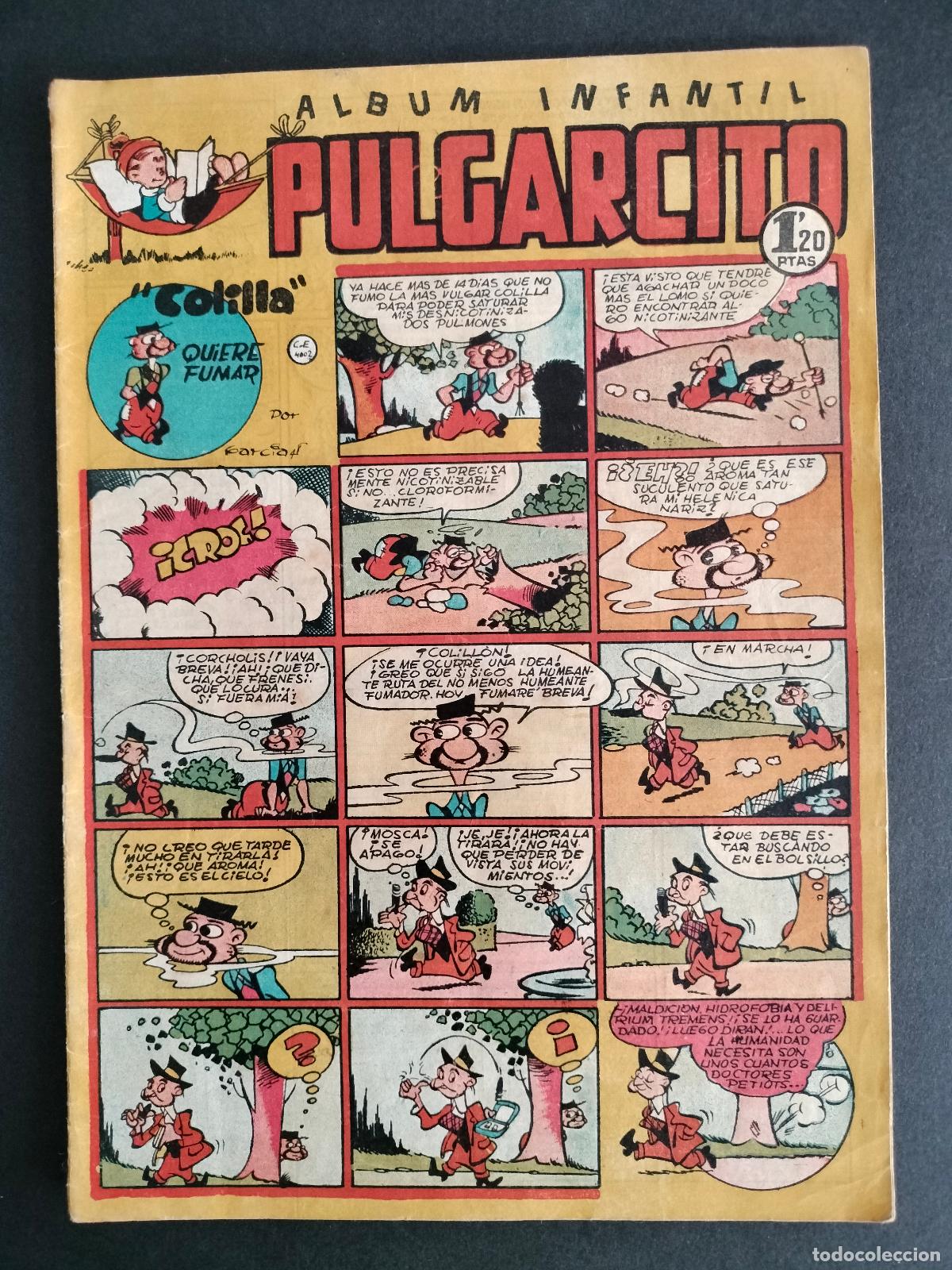 Livros de Banda Desenhada: PULGARCITO N&ordm; 86 EDITORIAL BRUGUERA 1949 BUEN ESTADO!!!