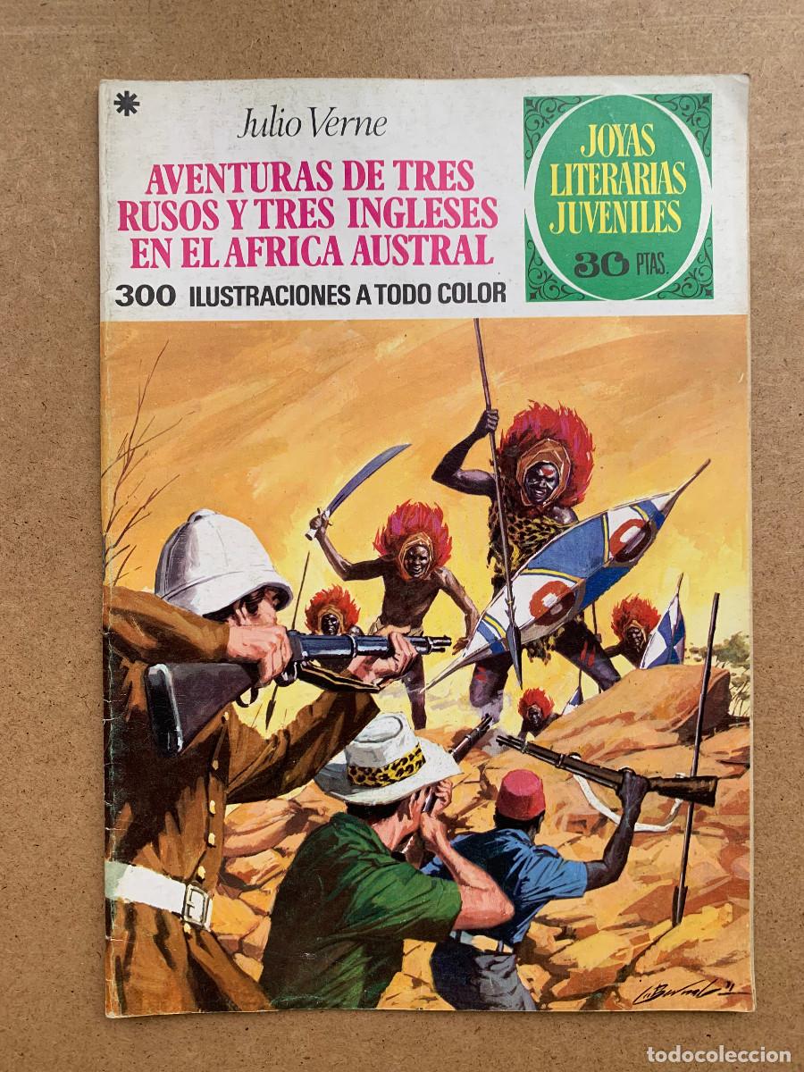 Tebeos: Joyas Literarias Juveniles n&ordm; 28: Aventuras de Tres Rusos Y Tres Ingleses - Muy Buen Estado