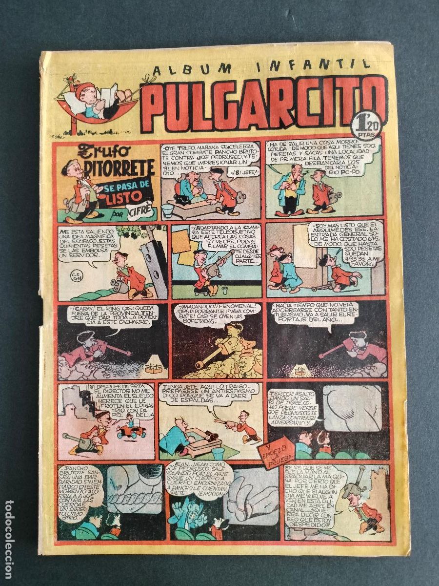 Livros de Banda Desenhada: PULGARCITO N&ordm; 91 EDITORIAL BRUGUERA 1949