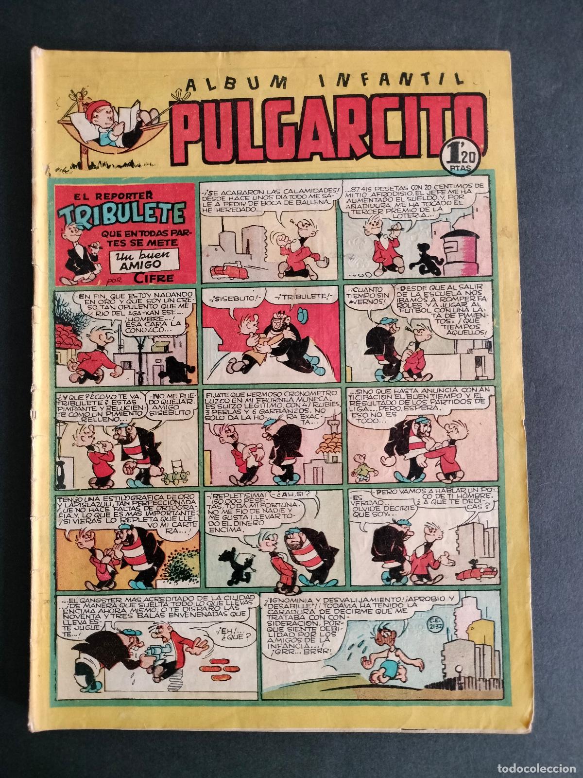 Livros de Banda Desenhada: PULGARCITO N&ordm; 114 EDITORIAL BRUGUERA 1949