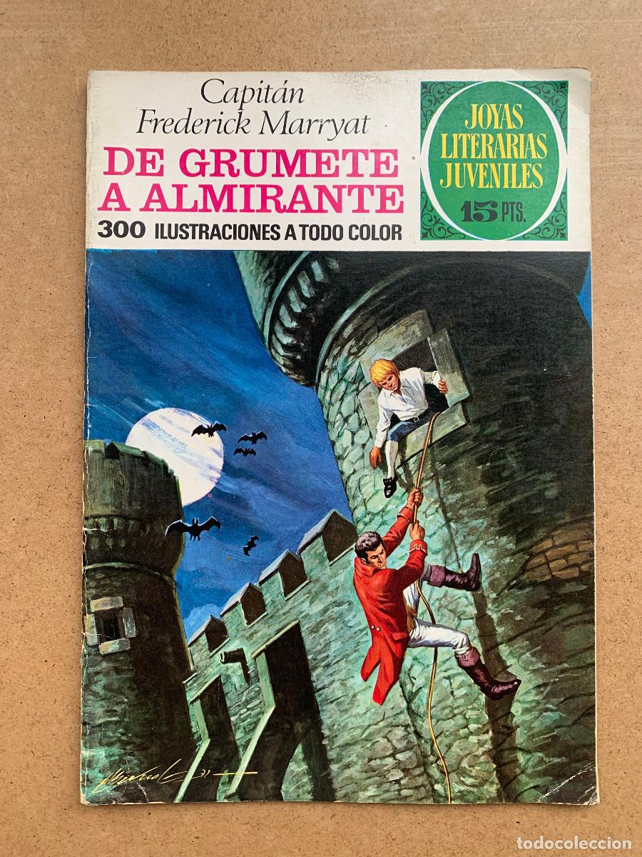 Tebeos: Joyas Literarias Juveniles n&ordm; 50: De Grumete a Almitante de Frederick Marryat - D2 1&ordf; Edici&oacute;n 1972