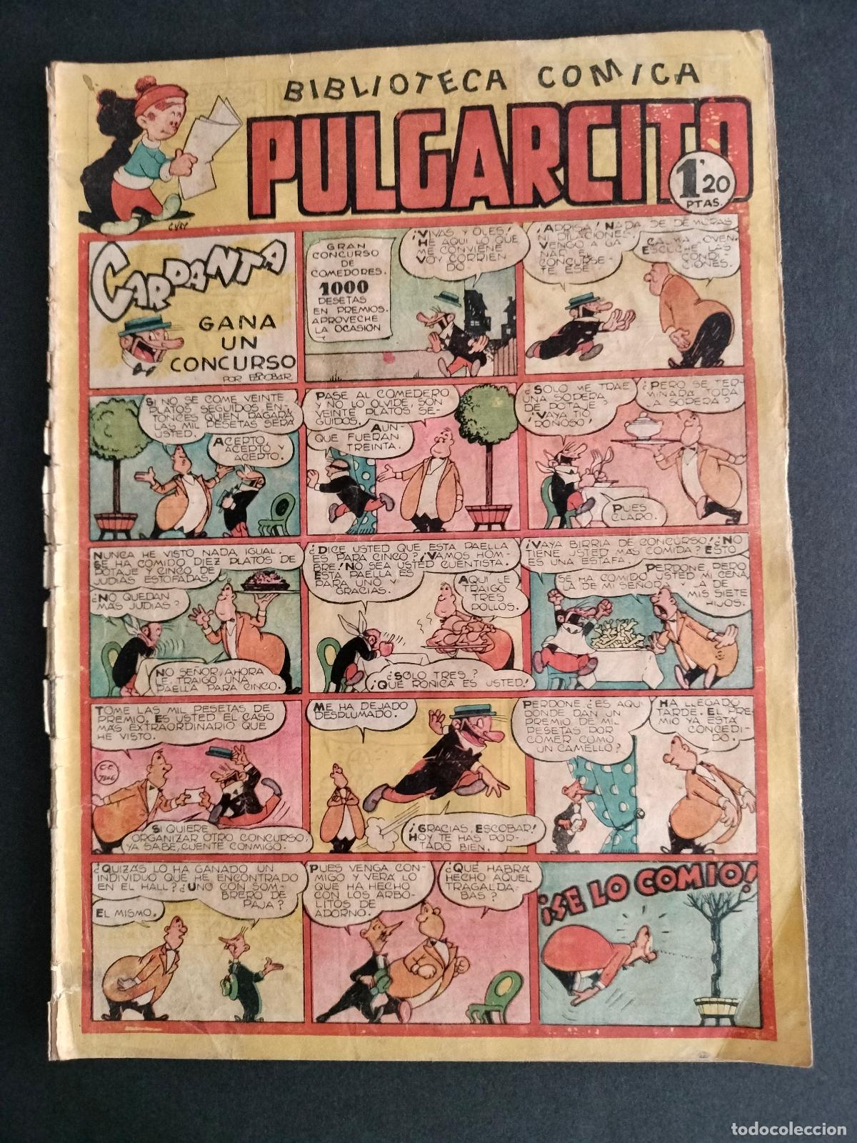Tebeos: PULGARCITO N&ordm; 139 EDITORIAL BRUGUERA 1950