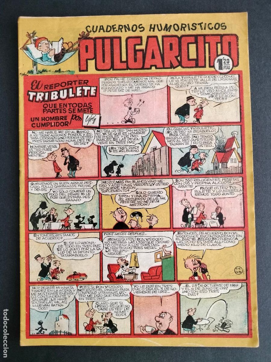 BDs: PULGARCITO N&ordm; 156 EDITORIAL BRUGUERA 1950 MUY BUEN ESTADO!!!