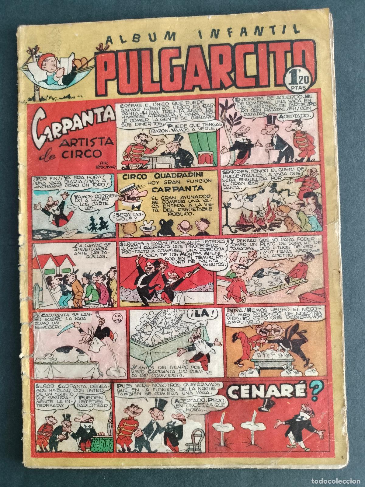 Livros de Banda Desenhada: PULGARCITO N&ordm; 169 EDITORIAL BRUGUERA 1950