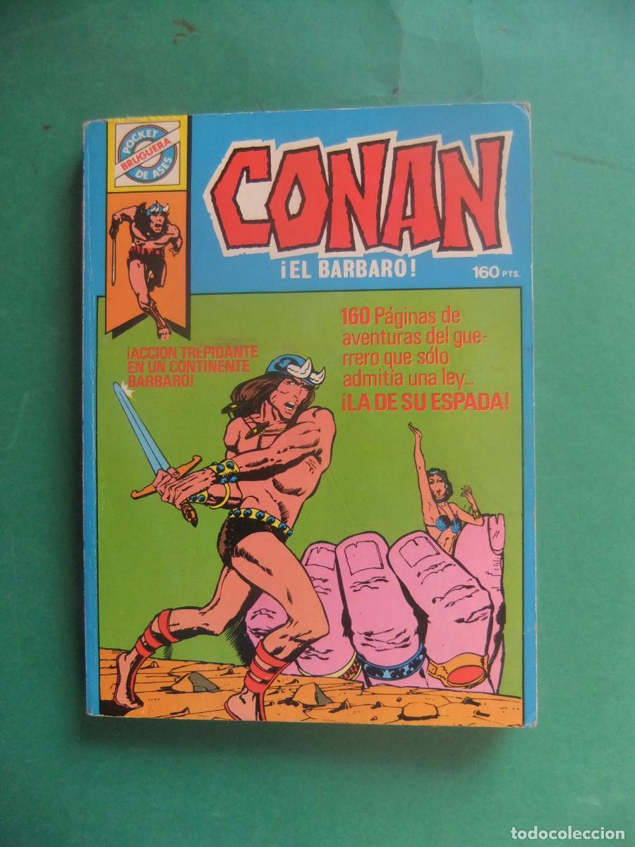 Tebeos: POCKET DE ASES N&ordm; 8 CONAN EL BARBARO BRUGUERA