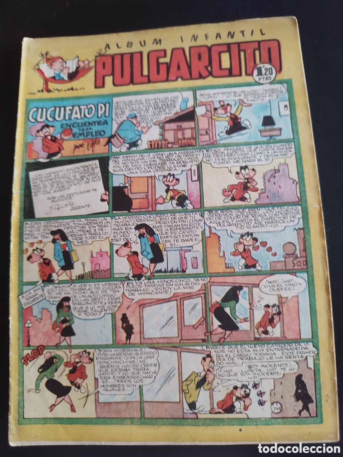 BDs: PULGARCITO &Aacute;LBUM INFANTIL N&ordm; 117. ORIGINAL. EDITORIAL BRUGUERA. 1,20 PTS