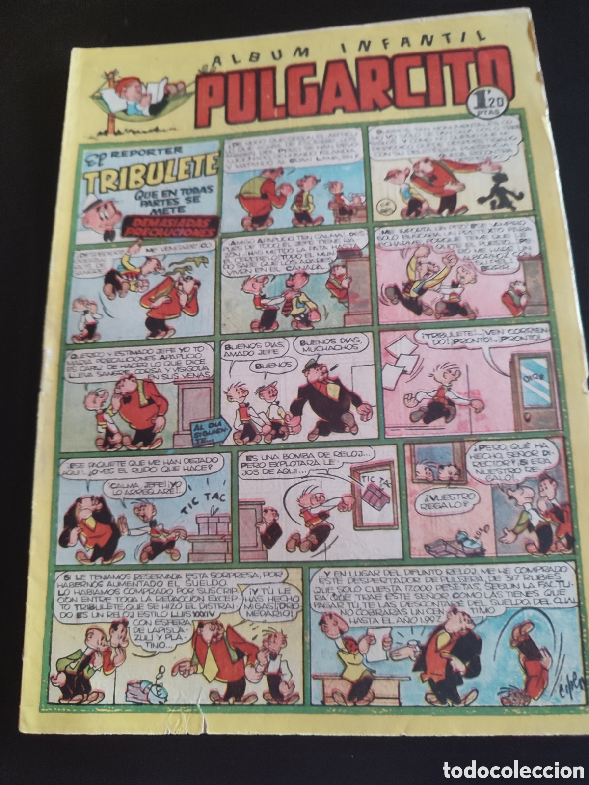 Livros de Banda Desenhada: PULGARCITO &Aacute;LBUM INFANTIL N&ordm; 119. ORIGINAL. EDITORIAL BRUGUERA. 1,20 PTS