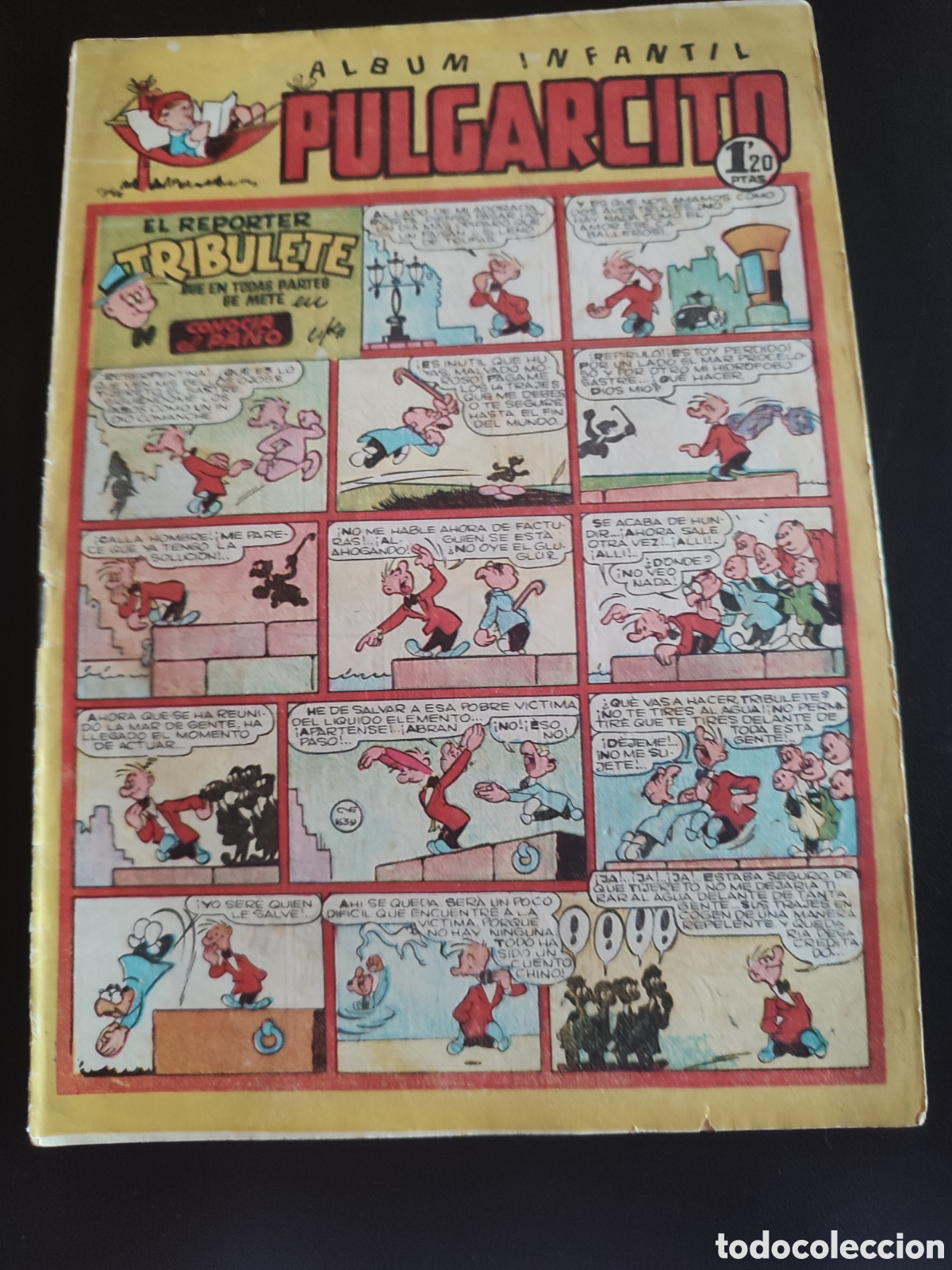 Tebeos: PULGARCITO &Aacute;LBUM INFANTIL N&ordm; 123. ORIGINAL. EDITORIAL BRUGUERA. 1,20 PTS