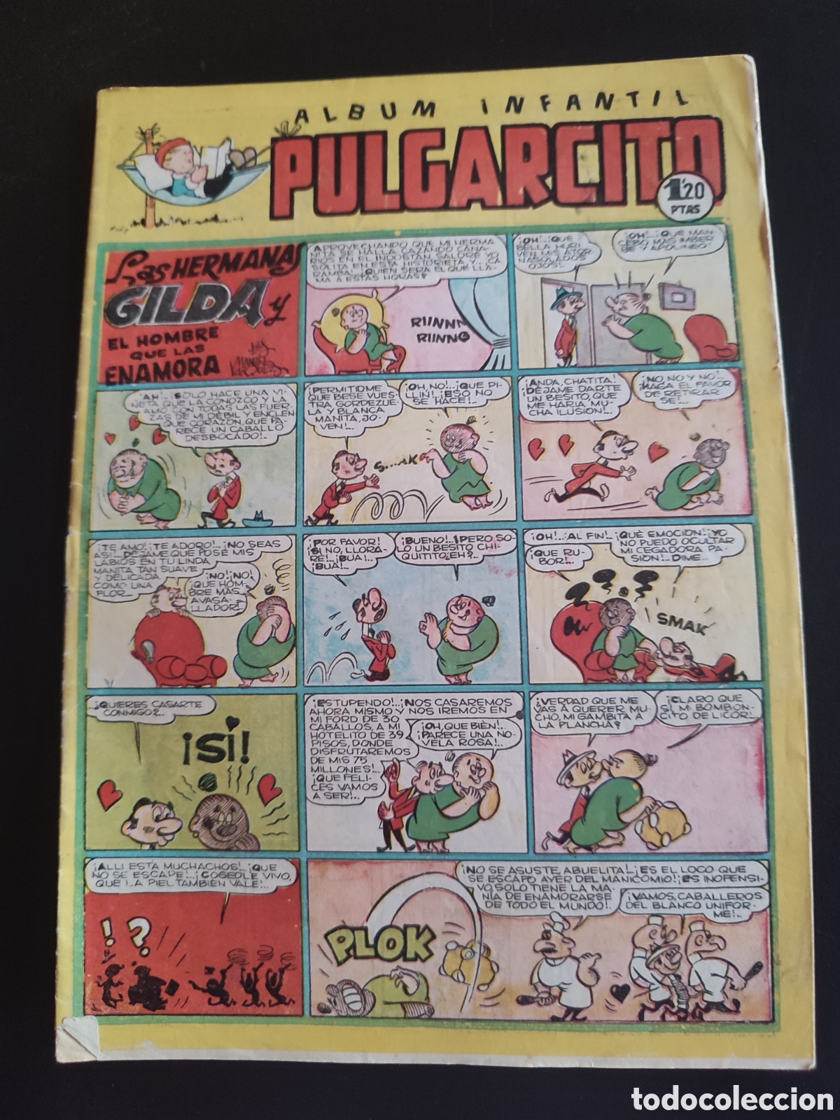 Tebeos: PULGARCITO &Aacute;LBUM INFANTIL N&ordm; 125. ORIGINAL. EDITORIAL BRUGUERA. 1,20 PTS