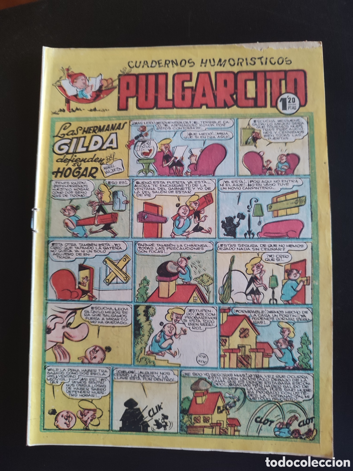 Livros de Banda Desenhada: PULGARCITO &Aacute;LBUM INFANTIL N&ordm; 128. ORIGINAL. EDITORIAL BRUGUERA. 1,20 PTS