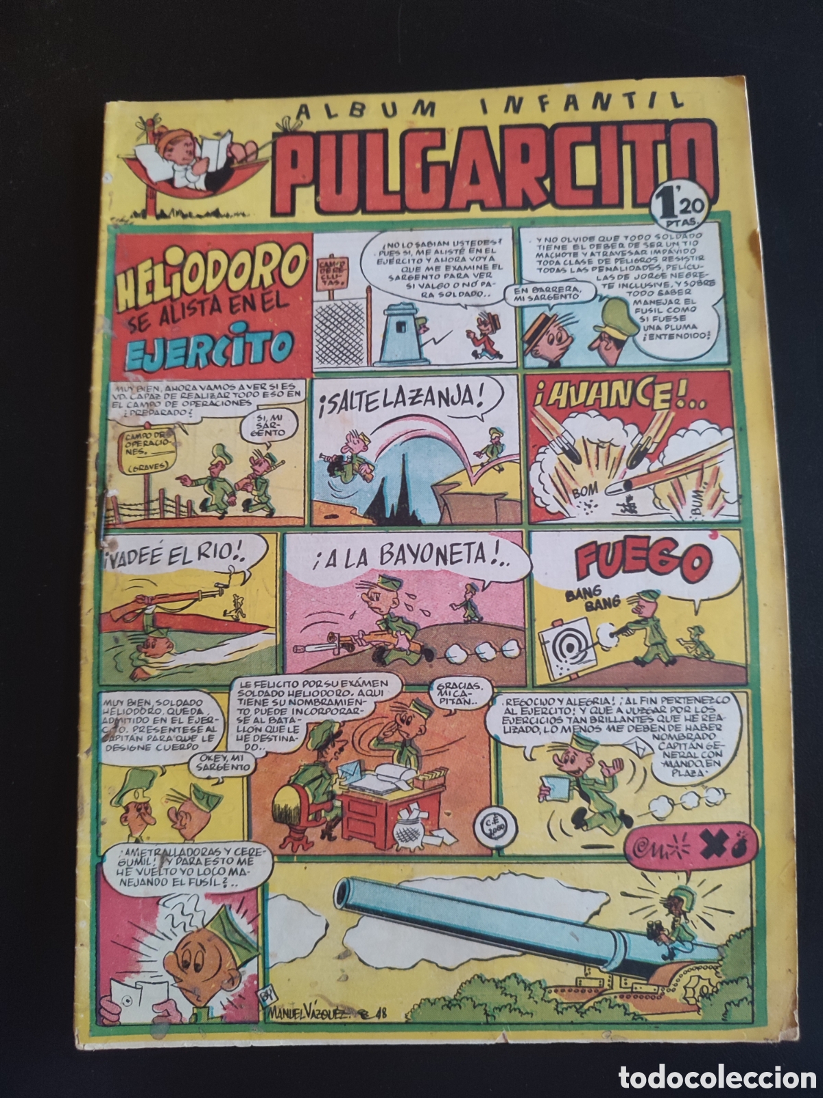 Livros de Banda Desenhada: PULGARCITO &Aacute;LBUM INFANTIL N&ordm; 82. ORIGINAL. EDITORIAL BRUGUERA. 1,20 PTS