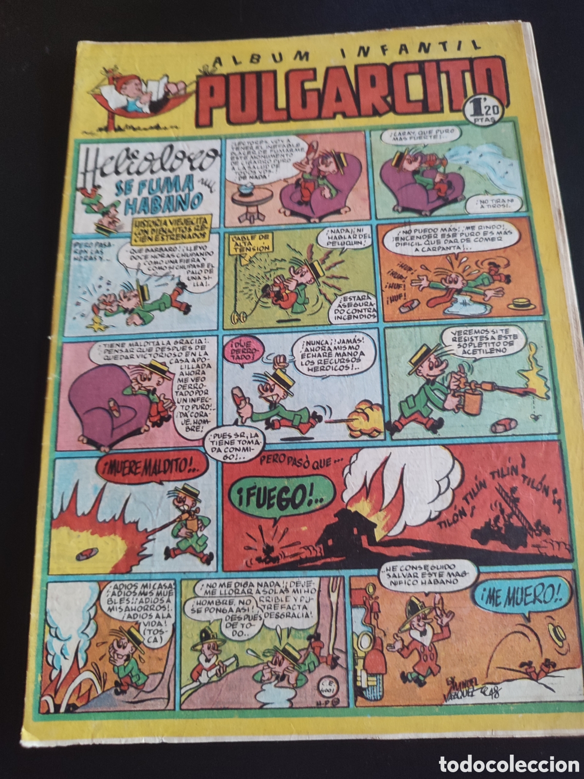 Livros de Banda Desenhada: PULGARCITO &Aacute;LBUM INFANTIL N&ordm; 84. ORIGINAL. EDITORIAL BRUGUERA. 1,20 PTS