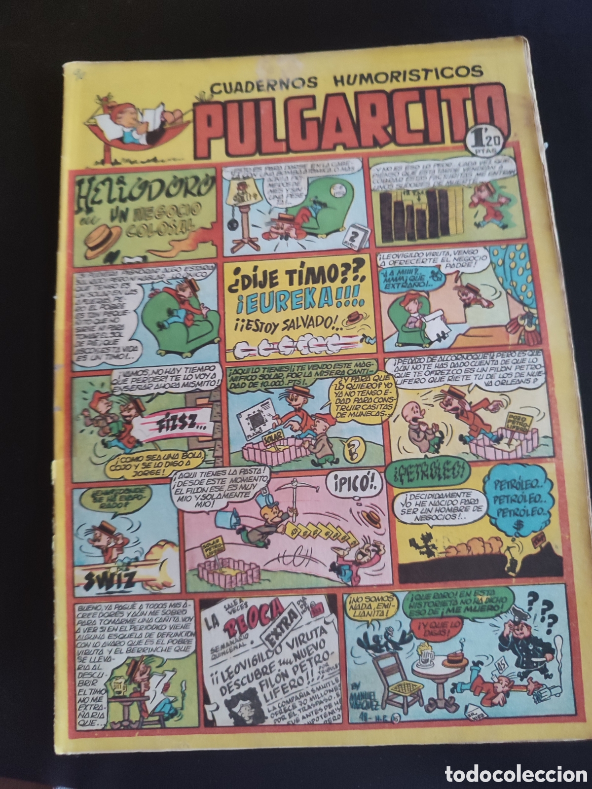 Livros de Banda Desenhada: PULGARCITO &Aacute;LBUM INFANTIL N&ordm; 90. ORIGINAL. EDITORIAL BRUGUERA. 1,20 PTS