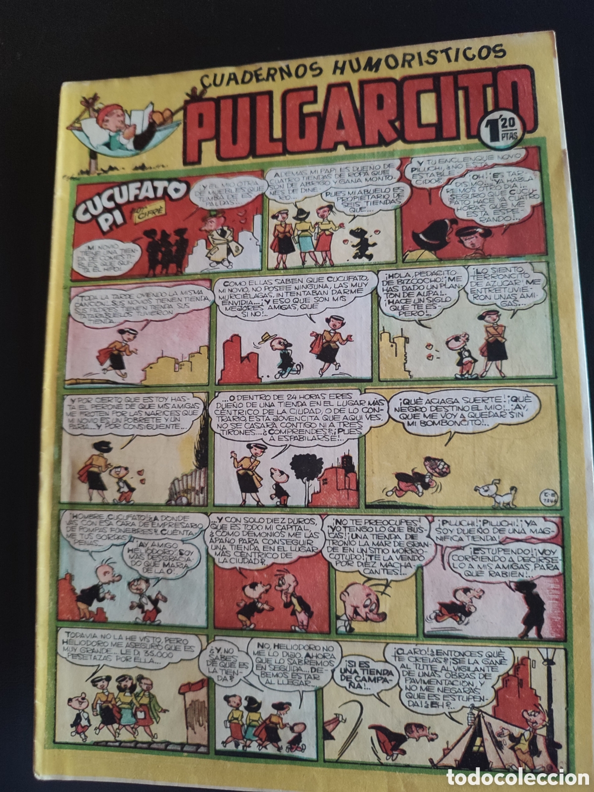 Tebeos: PULGARCITO &Aacute;LBUM INFANTIL N&ordm; 201. ORIGINAL. EDITORIAL BRUGUERA. 1,20 PTS