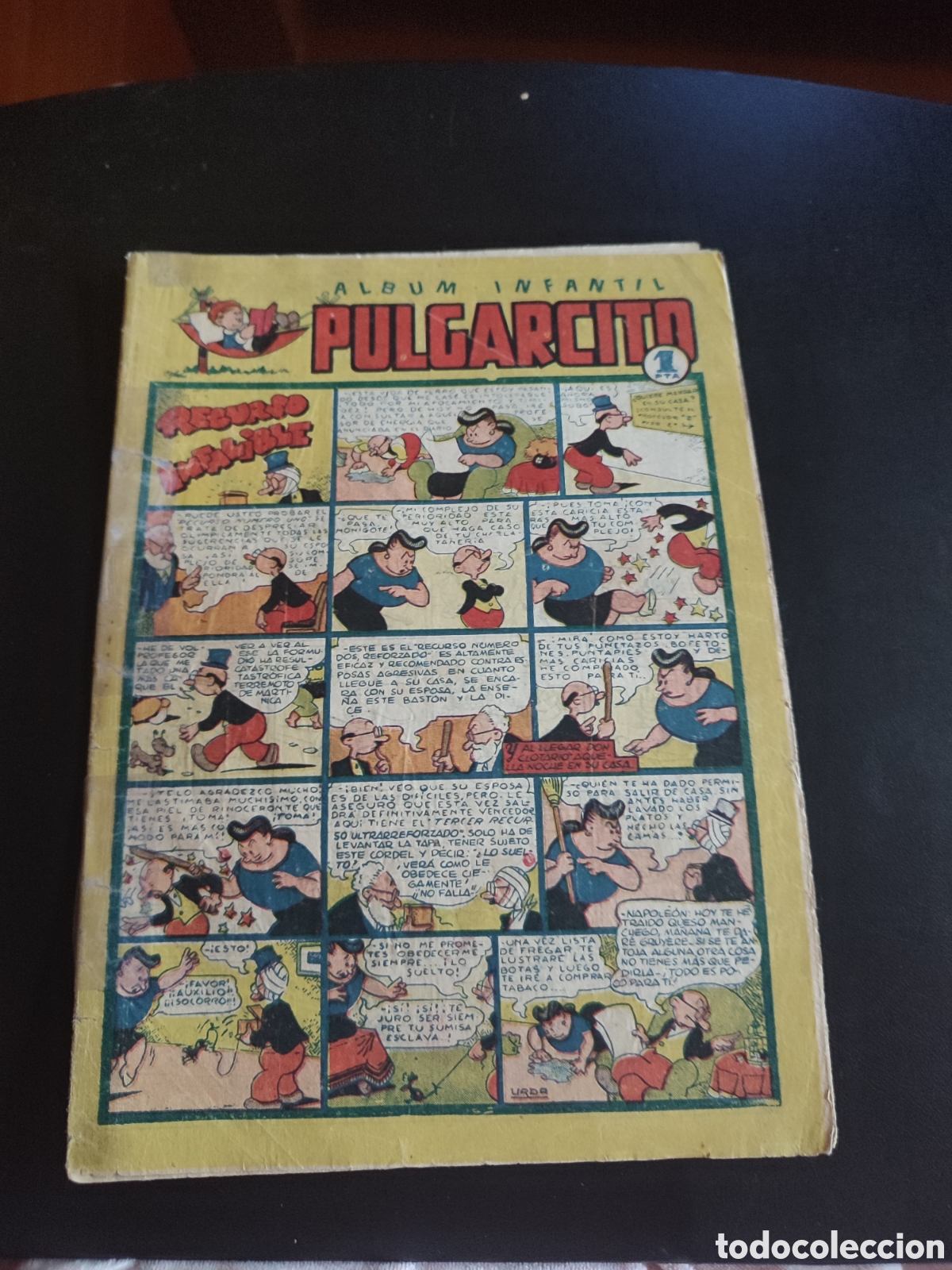 Tebeos: PULGARCITO &Aacute;LBUM INFANTIL N&ordm; 34. ORIGINAL. EDITORIAL BRUGUERA. 1 PTS