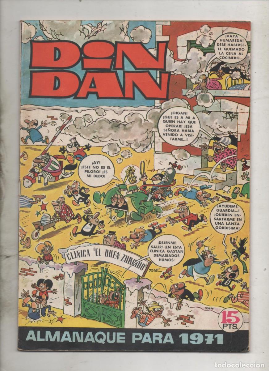 Tebeos: DIN DAN ALMANAQUE 1971 . - P