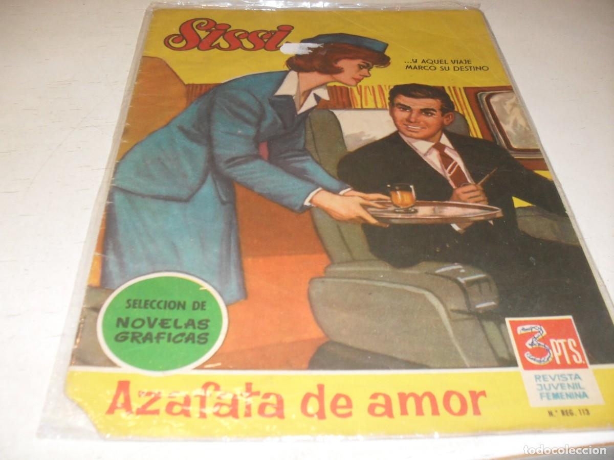 Tebeos: SISSI NOVELAS GRAFICAS N&ordm; 175,CON GILLIAN HILLS EN CONTRAPORTADA,DE 214.BRUGUERA,1959