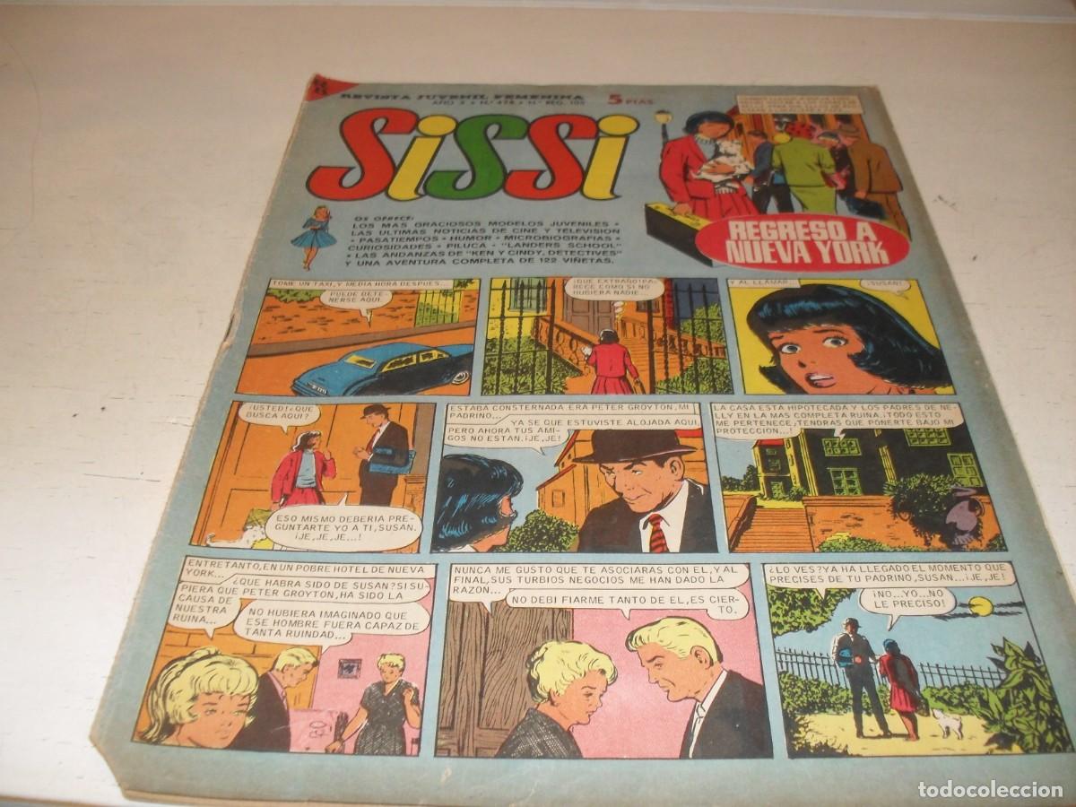Tebeos: SISSI JUVENIL N&ordm; 428,EN CONTRAPORTADA TUNO,DE FAMOSA,DE 443.BRUGUERA,1959