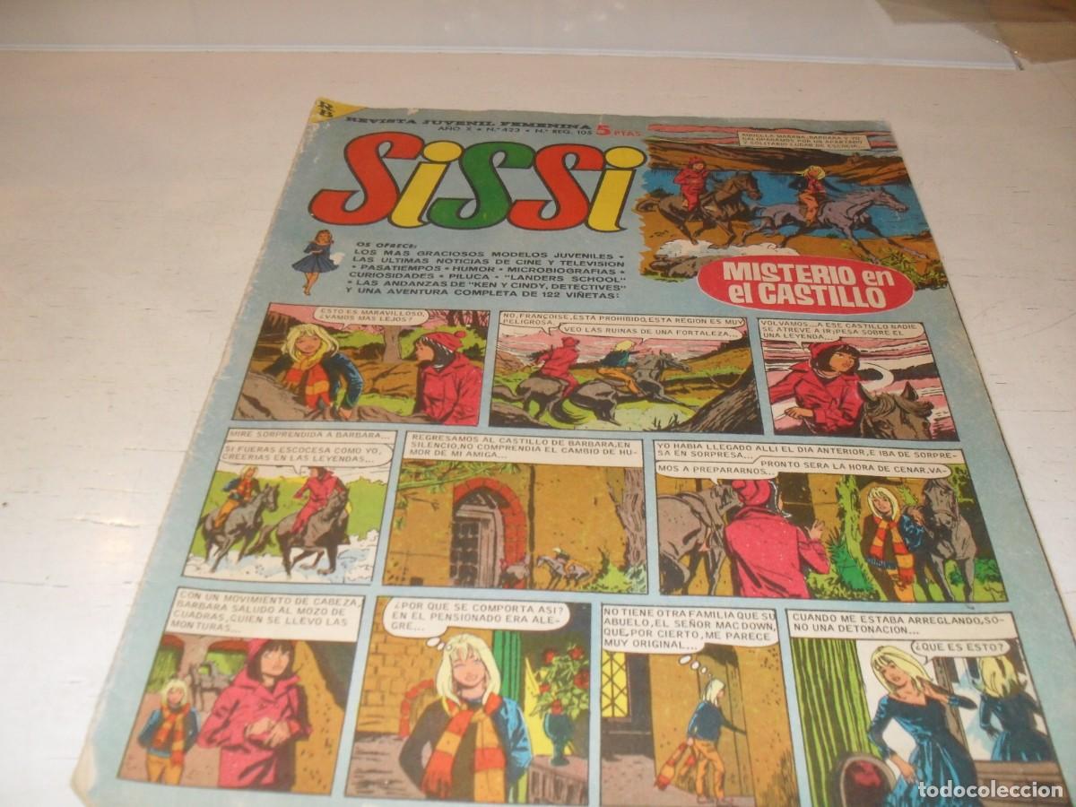 Tebeos: SISSI JUVENIL N&ordm; 423,EN CONTRAPORTADA MU&Ntilde;ECA 1&ordf; COMUNION,DE FAMOSA,DE 443.BRUGUERA,1959