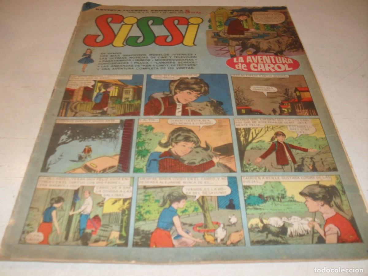Tebeos: SISSI JUVENIL N&ordm; 407,EN CONTRAPORTADA PUBLICIDAD DE FAMOSA,DE 443.BRUGUERA,1959