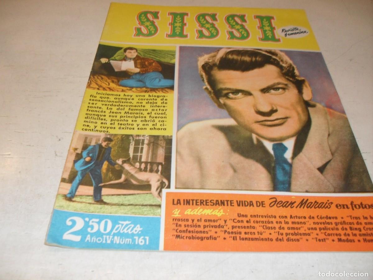Tebeos: SISSI N&ordm; 161,CON JEAN MARAIS EN CONTRAPORTADA,DE 273.BRUGUERA,1958
