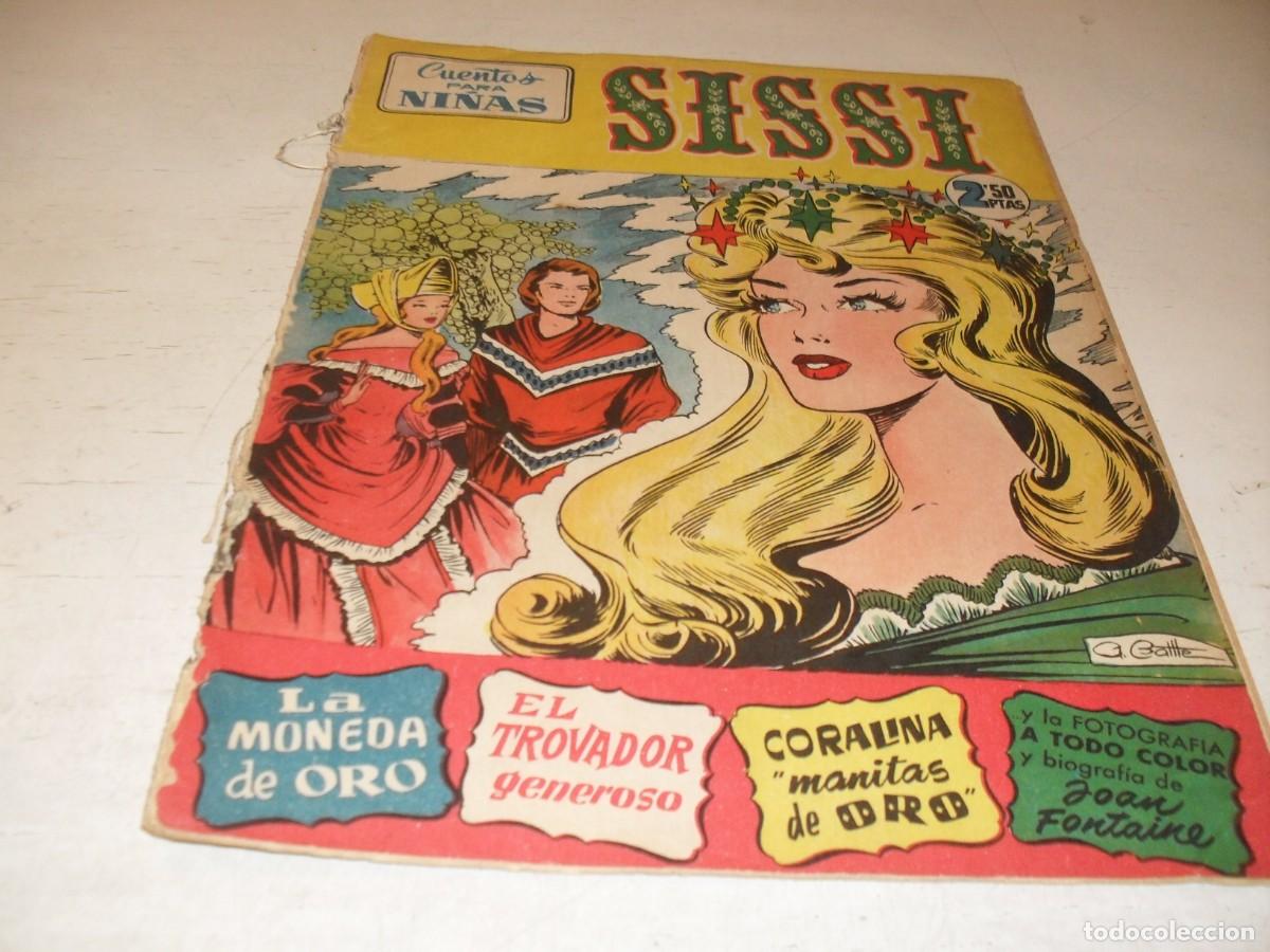 Tebeos: SISSI CUENTOS PARA NI&Ntilde;AS N&ordm; 31,CON JOAN FONTAINE EN CONTRAPORTADA,DE 443.BRUGUERA,1959