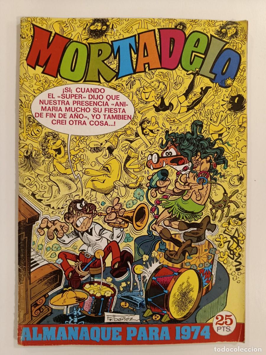 Tebeos: MORTADELO ALMANAQUE PARA 1974. BRUGUERA